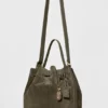 Bolso Alo Balance - Ante color olivo