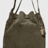 Bolso Alo Balance - Ante color olivo