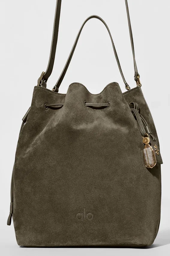 Bolso Alo Balance - Ante color olivo