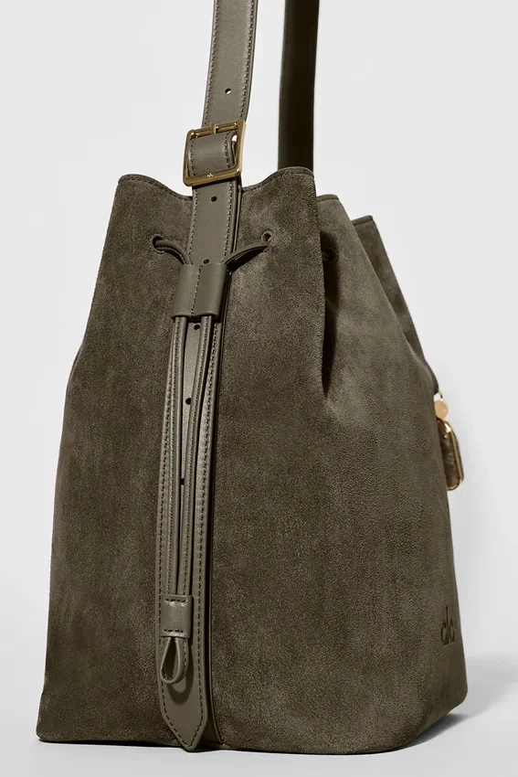 Bolso Alo Balance - Ante color olivo