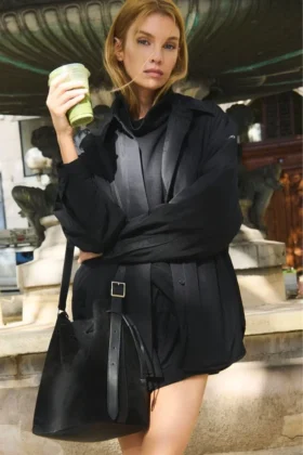 Bolso Alo Balance Bucket - Ante negro
