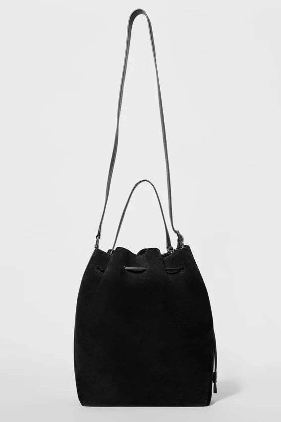 Bolso Alo Balance Bucket - Ante negro