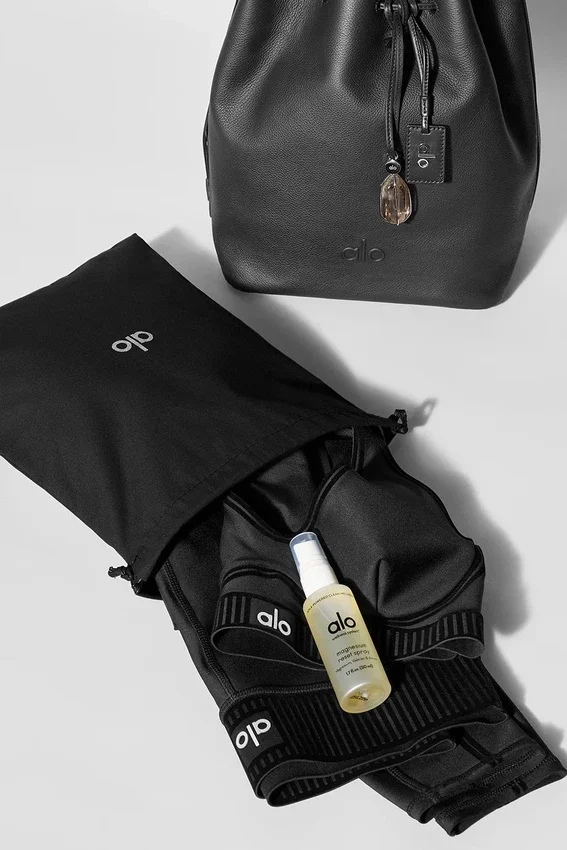 Bolso Alo Balance Bucket - Cuero negro
