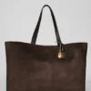Bolso tote Alo Tranquility - Ante color espresso