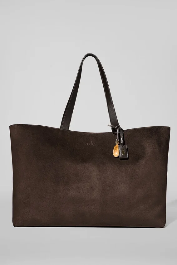 Bolso tote Alo Tranquility - Ante color espresso