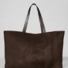 Bolso tote Alo Tranquility - Ante color espresso