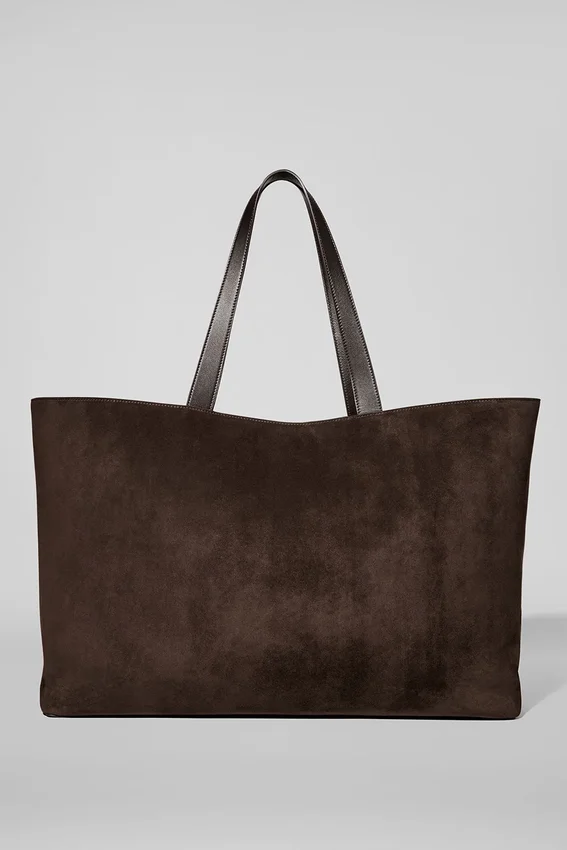 Bolso tote Alo Tranquility - Ante color espresso