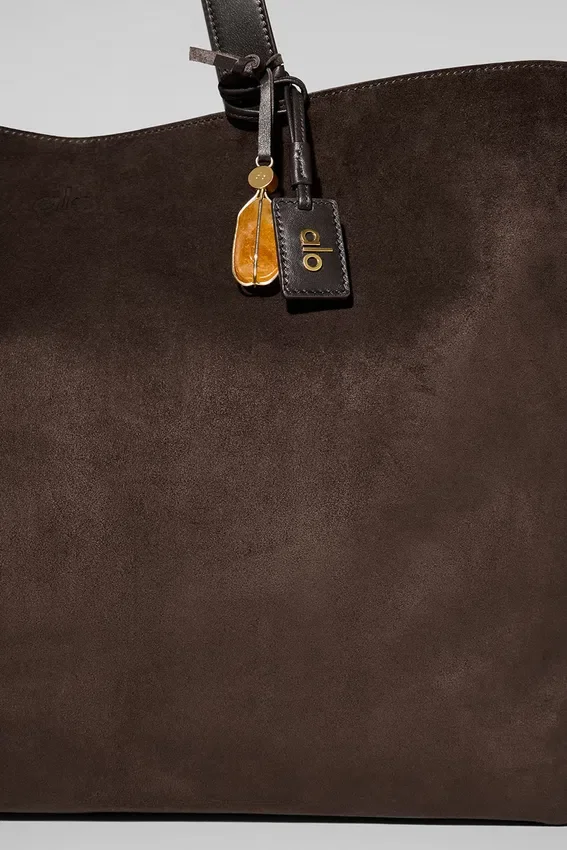 Bolso tote Alo Tranquility - Ante color espresso