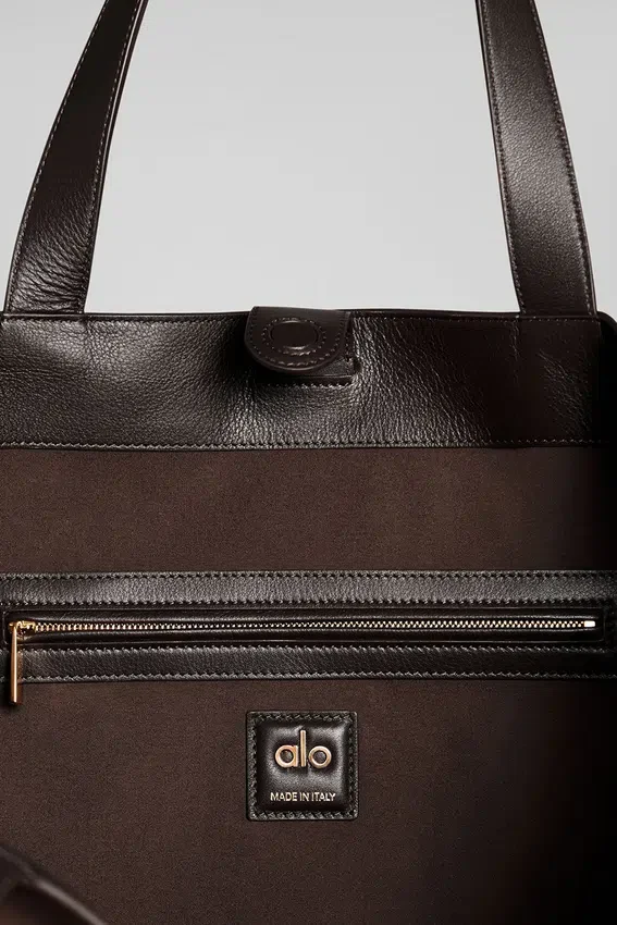 Bolso tote Alo Tranquility - Ante color espresso