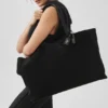 Bolso tote Alo Tranquility - Ante color espresso