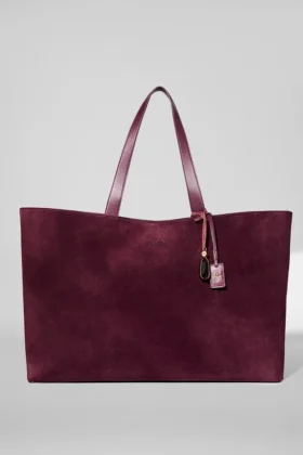 Bolsos tote «Alo Tranquility» – Ante burdeos