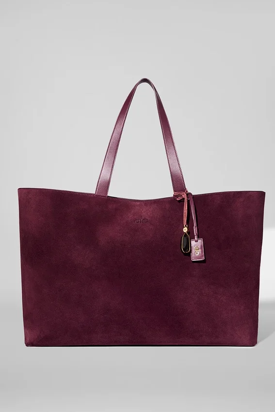 Bolsos tote «Alo Tranquility» - Ante burdeos