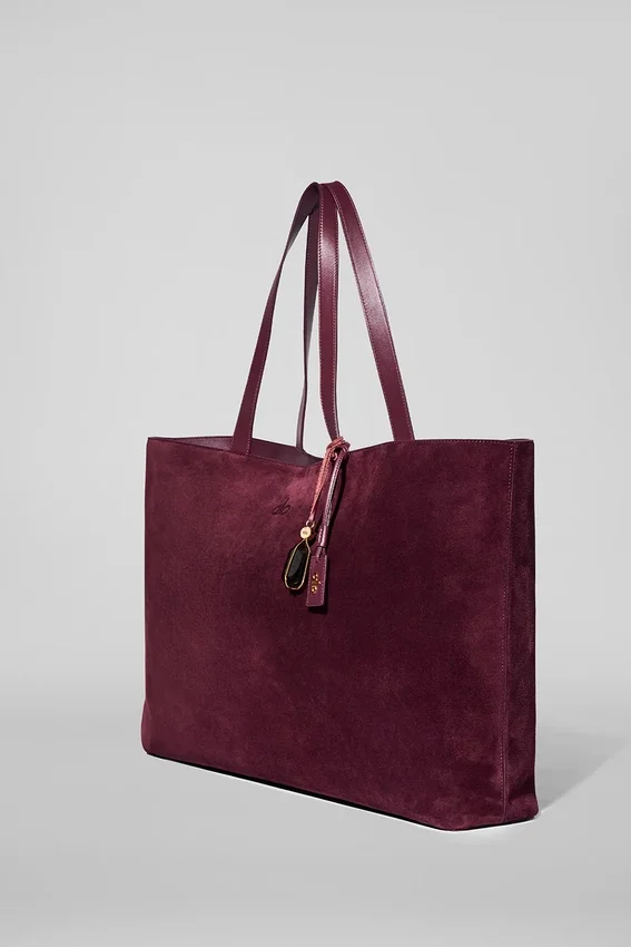Bolsos tote «Alo Tranquility» - Ante burdeos