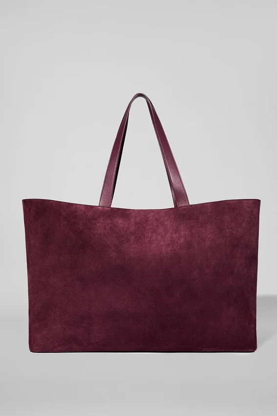 Bolsos tote «Alo Tranquility» - Ante burdeos