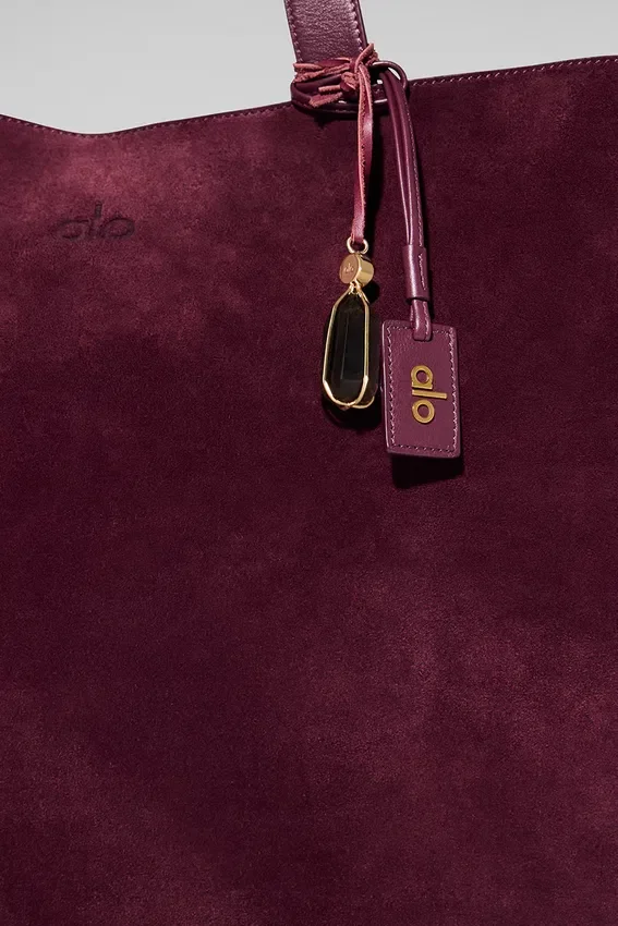 Bolsos tote «Alo Tranquility» - Ante burdeos