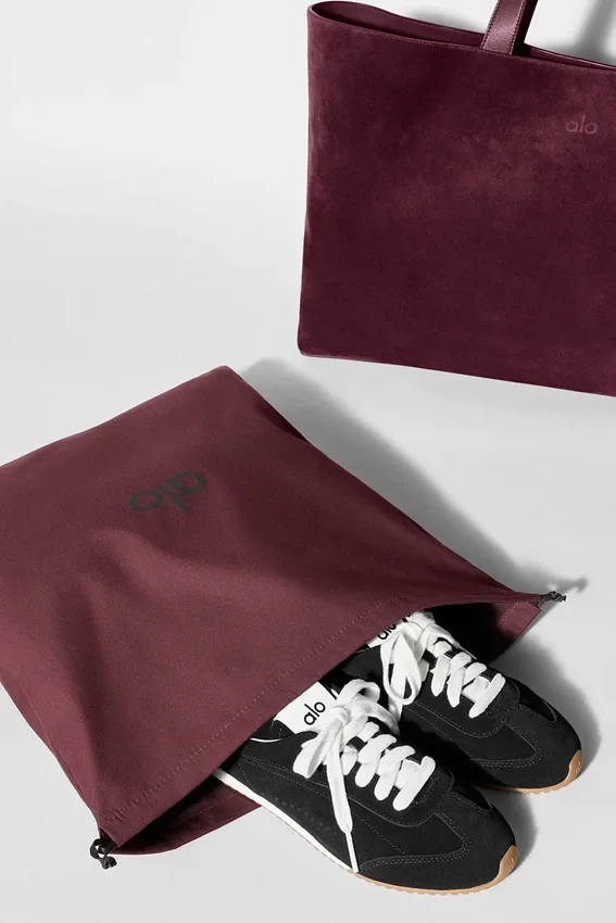 Bolsos tote «Alo Tranquility» - Ante burdeos