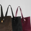 Bolso tote Alo Tranquility - Ante color espresso