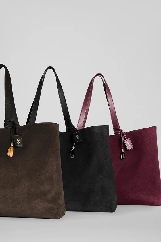 Bolso tote Alo Tranquility - Ante color espresso
