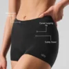 Braguitas cortas «Sheer Glow» - Negro