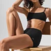 Braguitas cortas «Sheer Glow» - Negro