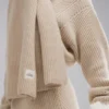 Bufanda de cachemira Courchevel - Birch Heather