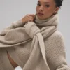 Bufanda de cachemira Courchevel - Flax Heather