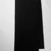 Bufanda extragrande de lana merina - Negro