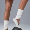 Calcetines con tiras Siren Grip para mujer - Blanco