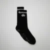 Calcetines de barra «Throwback» para mujer - Negro/Blanco