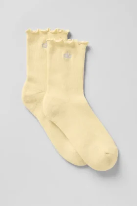 Calcetines de mujer Lettuce Edge - Warm Butter
