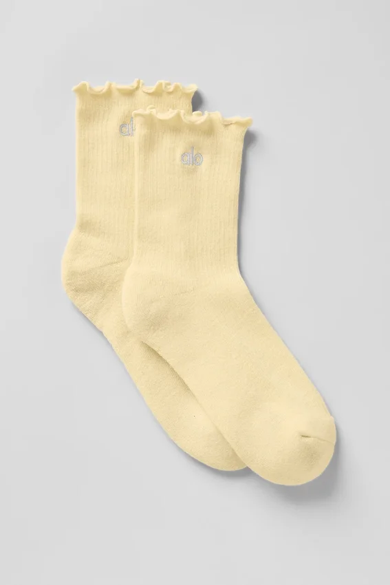 Calcetines de mujer Lettuce Edge - Warm Butter