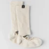 Calcetines de tiras Siren Grip para mujer - Gris avena jaspeado