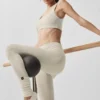 Calcetines de tiras Siren Grip para mujer - Gris avena jaspeado