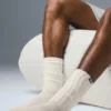 Calcetines fruncidos unisex - Color hueso