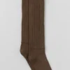 Calcetines fruncidos unisex - Espresso