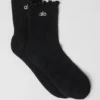 Calcetines Lettuce Edge para mujer - Negro