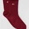 Calcetines Lettuce Edge para mujer - Rojo «Summer Romance»