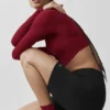 Calcetines Lettuce Edge para mujer - Rojo «Summer Romance»