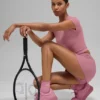 Calcetines Lettuce Edge para mujer - Rosa silvestre