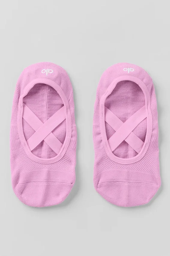 Calcetines Pivot Barre para mujer - Rosa Candy Heart