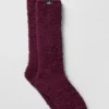 Calcetines Plush Lush para mujer – Burdeos