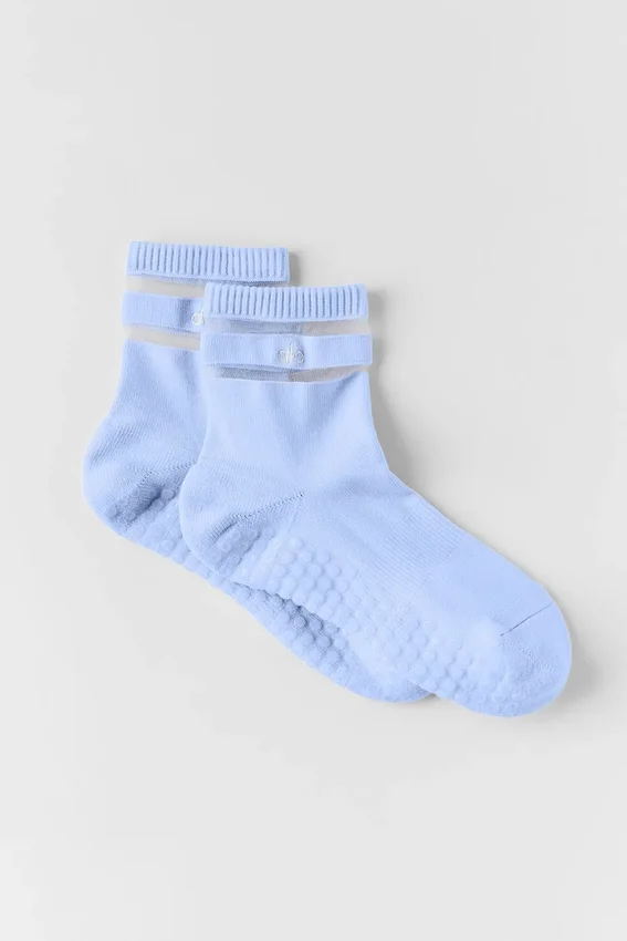 Calcetines Pulse Grip para mujer - Azul Provenza claro