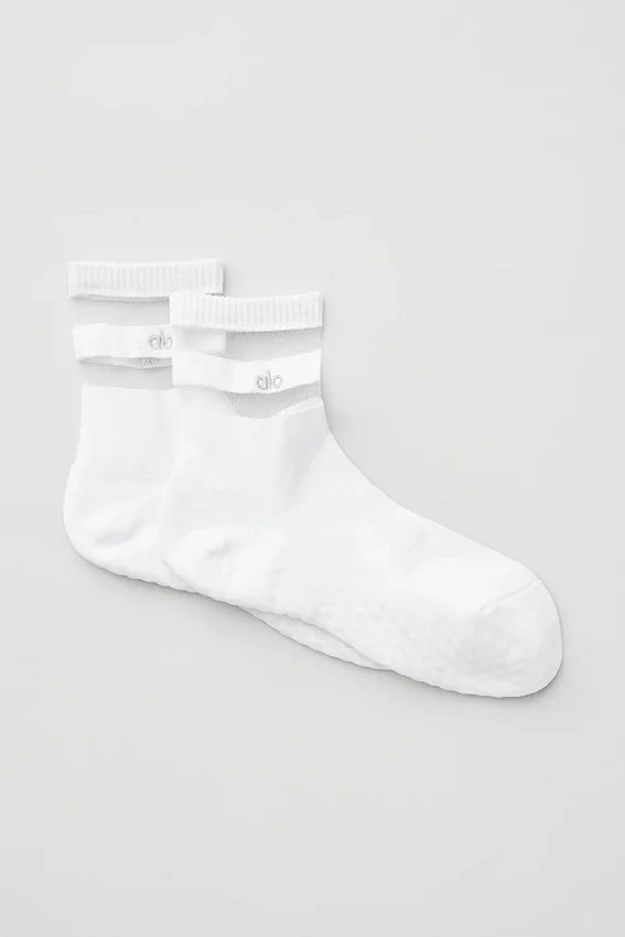 Calcetines Pulse Grip para mujer - Blanco