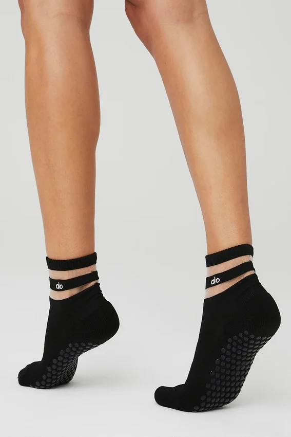 Calcetines Pulse Grip para mujer - Negro