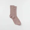 Calcetines unisex de caña media y diseño discreto - Gris topo