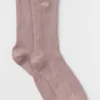 Calcetines unisex de caña media y diseño discreto - Gris topo