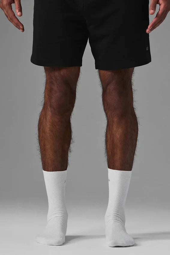 Calcetines unisex de media caña discretos - Blanco