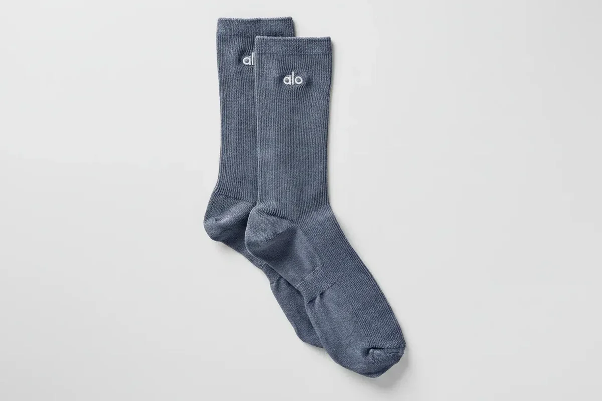 Calcetines unisex de media caña discretos - Gris piedra