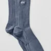 Calcetines unisex de media caña discretos - Gris piedra