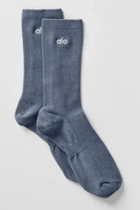 Calcetines unisex de media caña discretos - Gris piedra